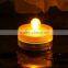 Wholesale LED Subenersible Waterproof Candle Tea lights-Yellow SNL068