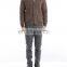 Men winter thick knitted wool cashmere cardigan