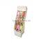 Elegant design logo printed custom cardboard book display stands