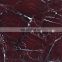 600x600 Glossy Red marble look floor porcelain tile Burgundy