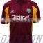 self-design blank white color cricket shirt with colorful logo and pattern for sale
