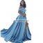 Womens Long Strapless Satin Prom Dress Sleeveless Slit Evening Ball Gown with Pockets