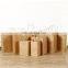 Custom Takeaway Brown Bolsas De Pan Kraft Food Packaging Bakery Bread Paper Bag For Food Takeaway