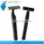 D211 plastic handle twin blade disposable razor