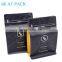 Coffee Bean Print Packaging Bags 340G Coffee Bags With Valve And Zip lock Flat Bottom Costom Printed 340G