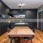 Whole house design Modern kitchen furniture Black Matte Modular Kitchen Cabinets