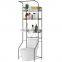 K&B 3-tier bathroom rack storage toilet rack shelf over the toilet metal storage shelf