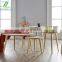 Round Solid Rubber Wood Table Small Side Table Dining Coffee Poker Table for Living Room