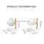 Eco-friendly natural bamboo household magnifying round makeup mirror with tray popular makeup bamboo mirror
