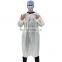 Yellow Isolation Gown Medical Bata Universal Size At Cheap Price