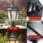 Outdoor fence pier mount post lights garden decorative gate pillars park light