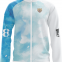 Custom Sublimation Jacket with White Zipper with Number 18 Printed on the Back