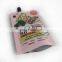custom makeup foil pouch sachet bag BB cream skin care packaging heat sealing cosmetic spout pouch