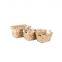 Handmade Rattan Foldable Basket Water Hyacinth Storage Basket For Home Storage Space Saving