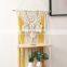 2 Tier Macrame Mural Planter Shelf, Macrame Hanging Planter
