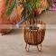 100% nature Rattan Plant Stand rustic Plant Holder Unique Wicker Flower Pot Holder Hot Sale Wholesale