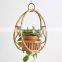 Best Seller Bohemian Rattan Woven Cane Hanging Planter Pot Storage woven basket Plant Holder Cheap Wholesale