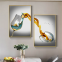 Home decoration abstract oil painting modern art glass painting