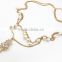 2015 Crown jewel key pearl double long necklace made in China
