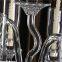 China Wholesale 9 Arms Tall Lampshade Crystal Glass Floor Candelabra