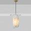Restaurant Bar Kitchen Island Dining Room Table Pendant Light Alabaster Chandeliers Modern Pendant Lights
