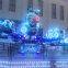 Amusement park ride New Mars warrior star flighter
