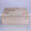 Factory Price Packing Custom Wooden Tea Box, Natural Wooden Box gift packing box