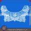 Customized Fashion hot selling front collar lace crochet neck embroidery neckline designs