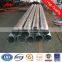 8 sided pole shape steel galvanized electrical power pole with bottom strip