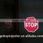long distance projector single company logo rotating effect