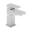 Chrome Square Waterfall Basin Faucet With Pop up Waste MP95