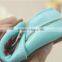 2016 Fashion Style Leather Shoes Crab Full Cowhide Infant Baby Shoes Blue Newborn Soft Bottom Prewalkers