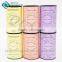 Luxury Decorative Handmade Biscuit Paper Tube with Tin Cover