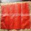 50x80cm red tubular mesh leno onion net bag