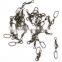 Terminal Tackle for Carp Fishing accessories Brass Barrel swivel with Square Snap