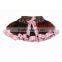 Black ribbon girl pettiskirt bowknot kids tutu sumer child petticoat ruffles toddle skirts