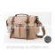 canvas material fashion dslr shoulder camera bag