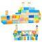 100 pieces best selling toys 2014 ocean blocks different shape round square arch triangle wooden block