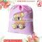 Wholesale polyester cheap drawstring bag shoe bag, custom small drawstring bag