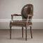 European style solid wood armchair XJ011b