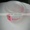 500ml Clear Plastic Bowl With Lid , beer pong cup