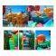 Rainforest Outdoor Giant Inflatable Playgrounds, Tropical Island Castle Playland for Kids