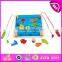 2016 newest kids wooden fish toy game,popular baby wooden fish toy game,fashion child wooden fish toy game W01A076