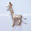 5 inch Lovely Pearl Powder Plastic Animals Shape Giraffe Baby Fridge Magnet