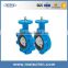 Pneumatic Double Acting Hard Seal Triple Offset Butterfly Valve Design