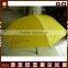Portable logo customized yellow umbrella for kids and adult