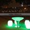 PE Plastic Material LED lighting and Commercial Furniture General Use led bar stools