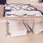 2016 wrought iron bed/ hot sale metal bed, cheap metal single bed