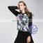 Custom Space Cotton Womens Printed Pullover Raglan Sleeve Sweatshirts Wholesale