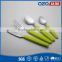 Comfortable anti-scald dinner flatware sets simple style forks spoons